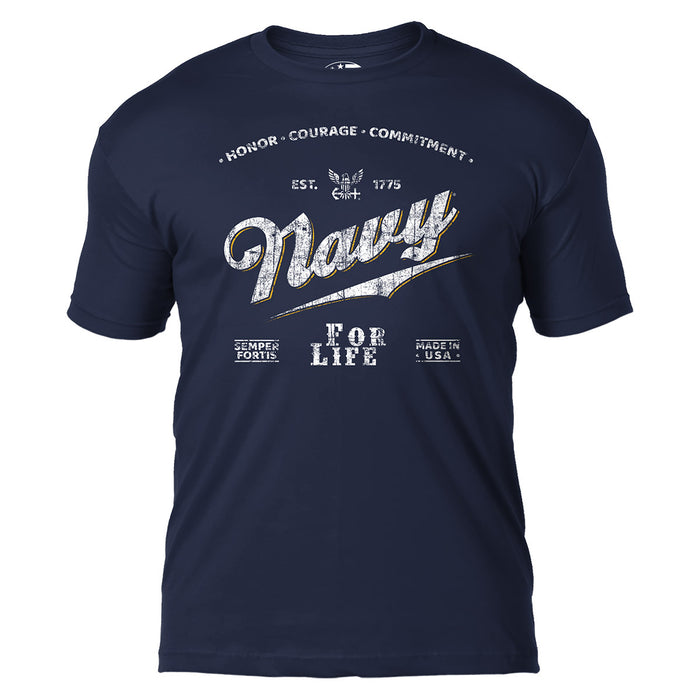U.S. Navy For Life 7.62 Design Men's T-Shirt