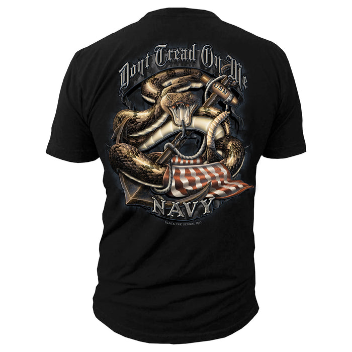 US Navy Dont Tread On Me Men's Navy T-Shirt