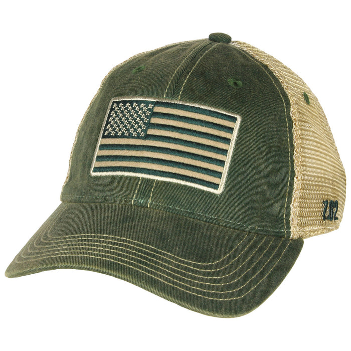 Tactical US Flag Vintage Trucker Hat
