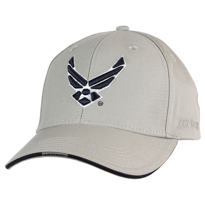 US Air Force Logo Twill Hat - Grey
