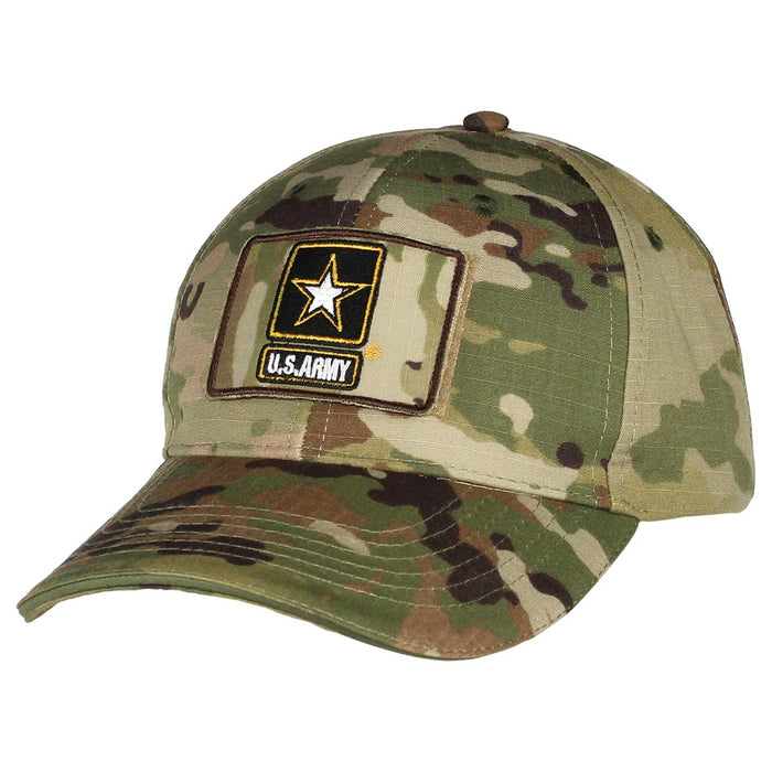 US Army Camo Velcro Patch Cap