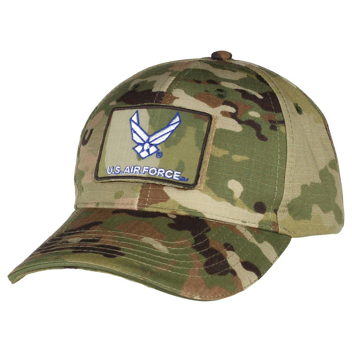 US Air Force Camo Velcro Patch Cap