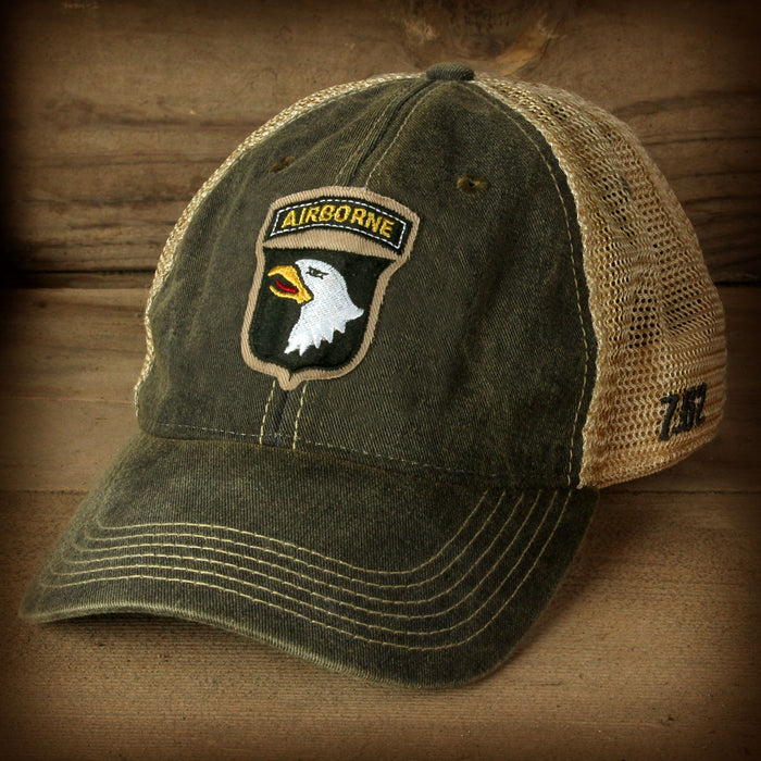 US Army 101st Airborne Vintage Trucker Hat
