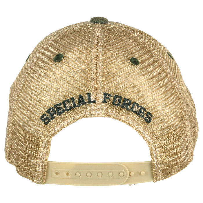 US Army Special Forces Logo Vintage Trucker Hat