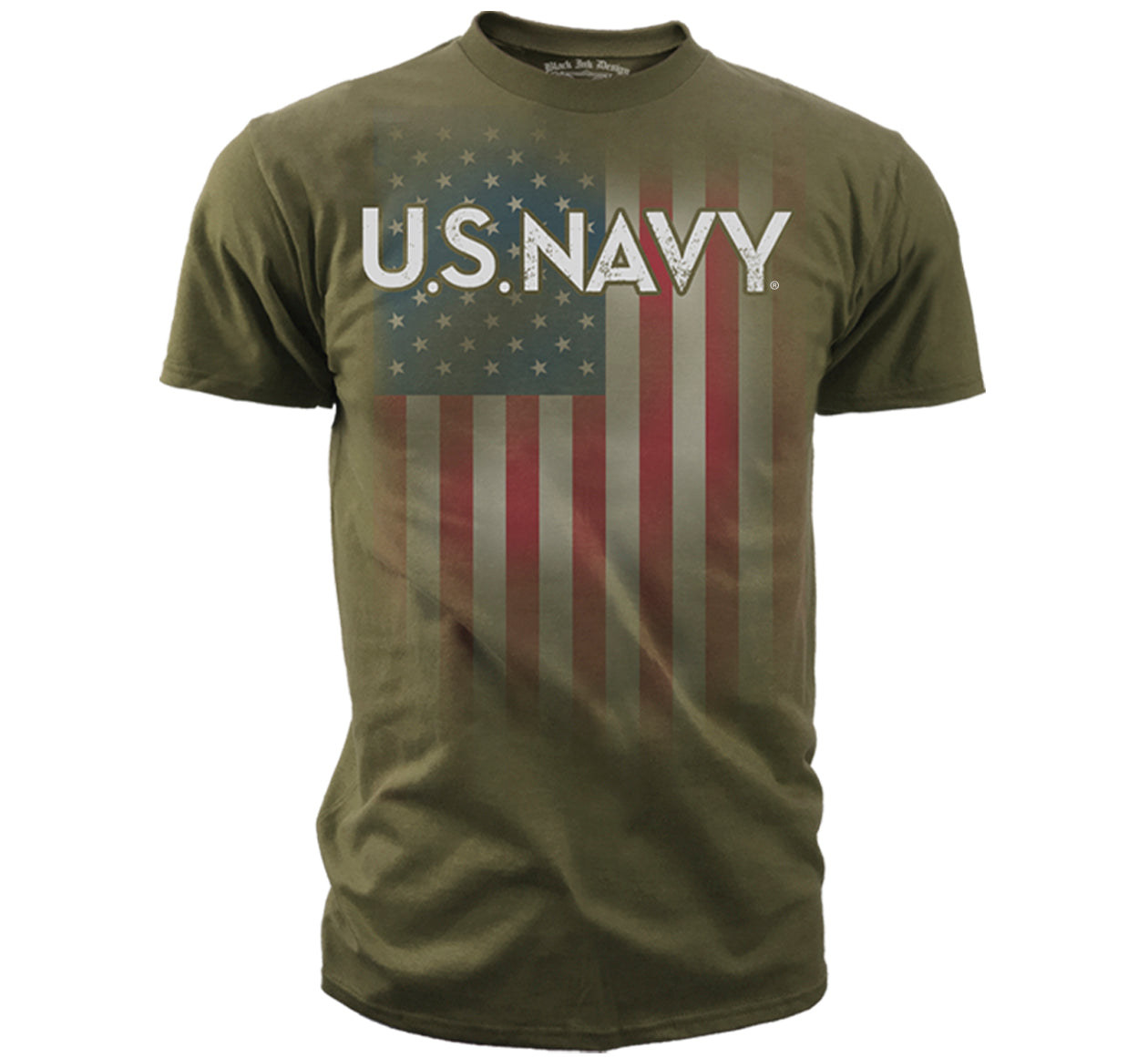 Navy T-Shirt Mens US Navy T-Shirt USN Flag Us Navy Shirt