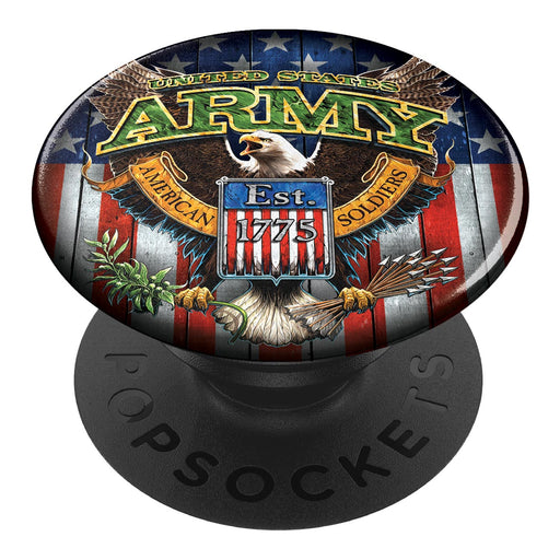7.62 Design U.S. Army Fighting Eagle PopSocket Cell Phone Grip & Stand - Officially Licensed- 7.62 Design