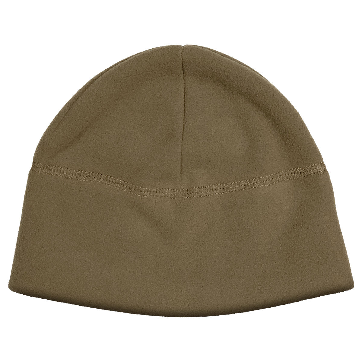 Polar Fleece Beanie / Watch Cap Coyote - USA Made, image size:1200x1200