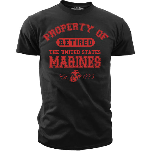 USMC T-Shirt - US Marines Corps Veteran Flag Men's Marine T-Shirt