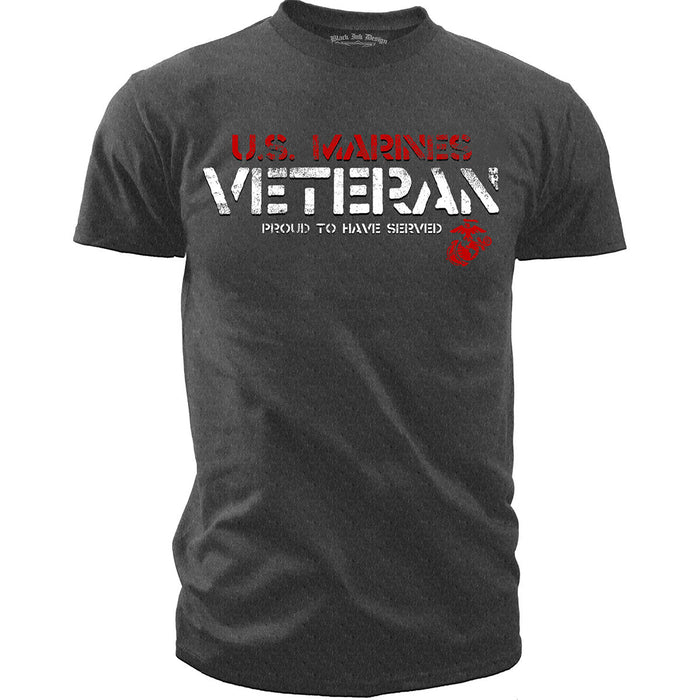 USMC T-Shirt - Veteran - Proud to have Served - Men's Marine T-Shirt