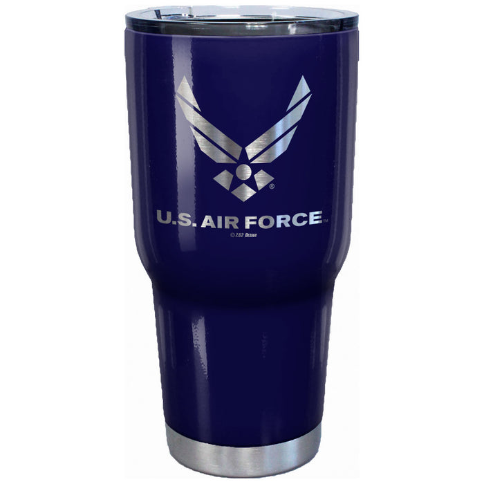 7.62 Design U.S. Air Force Logo Laser Etched 32oz Travel Mug - Officially Licensed