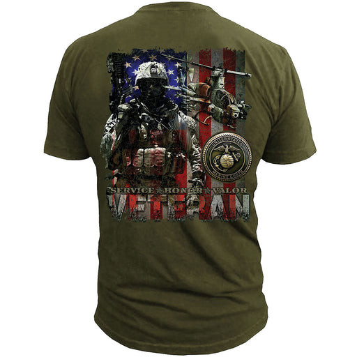 USMC T-Shirt - Veteran - Proud to have Served - Men's Marine T-Shirt