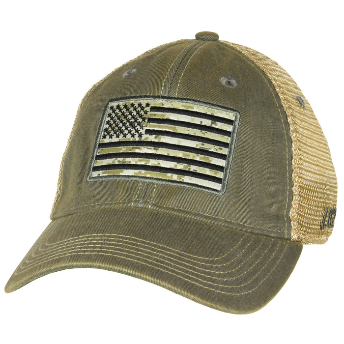 USMC Desert MARPAT Flag Vintage Trucker Hat