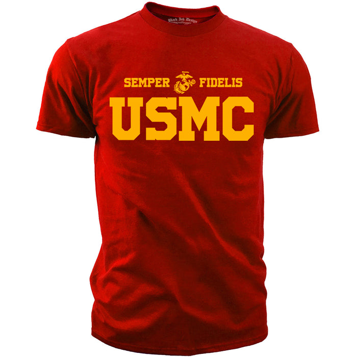 interval Schildknaap Bijwerken USMC T-Shirt - United States Marines Basic P/T Shirt - Men's Marine Co —  7.62 Design