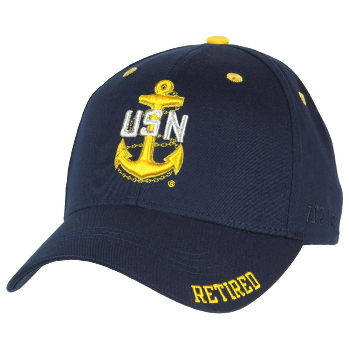 US Navy Retired Chief Twill Hat