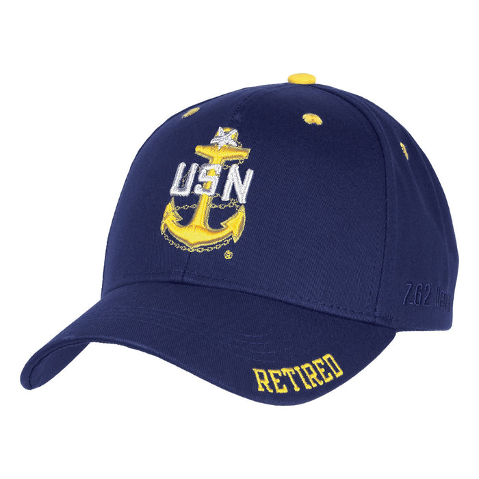 US Navy Retired Senior Chief Twill Hat